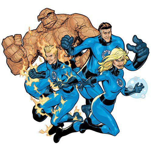 Fantastic Four T-shirts Iron On Transfers N4948 - Click Image to Close